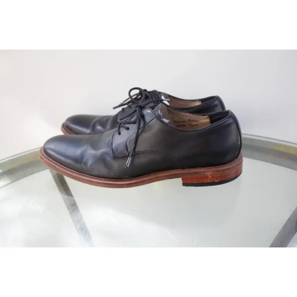 BANANA REPUBLIC‎ Ortholite Italian Leather Black Dress Oxfords Shoes Mens Sz 10